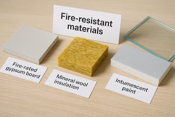 Exempel på brandsäkra material i ett modernt hem eller byggprojekt